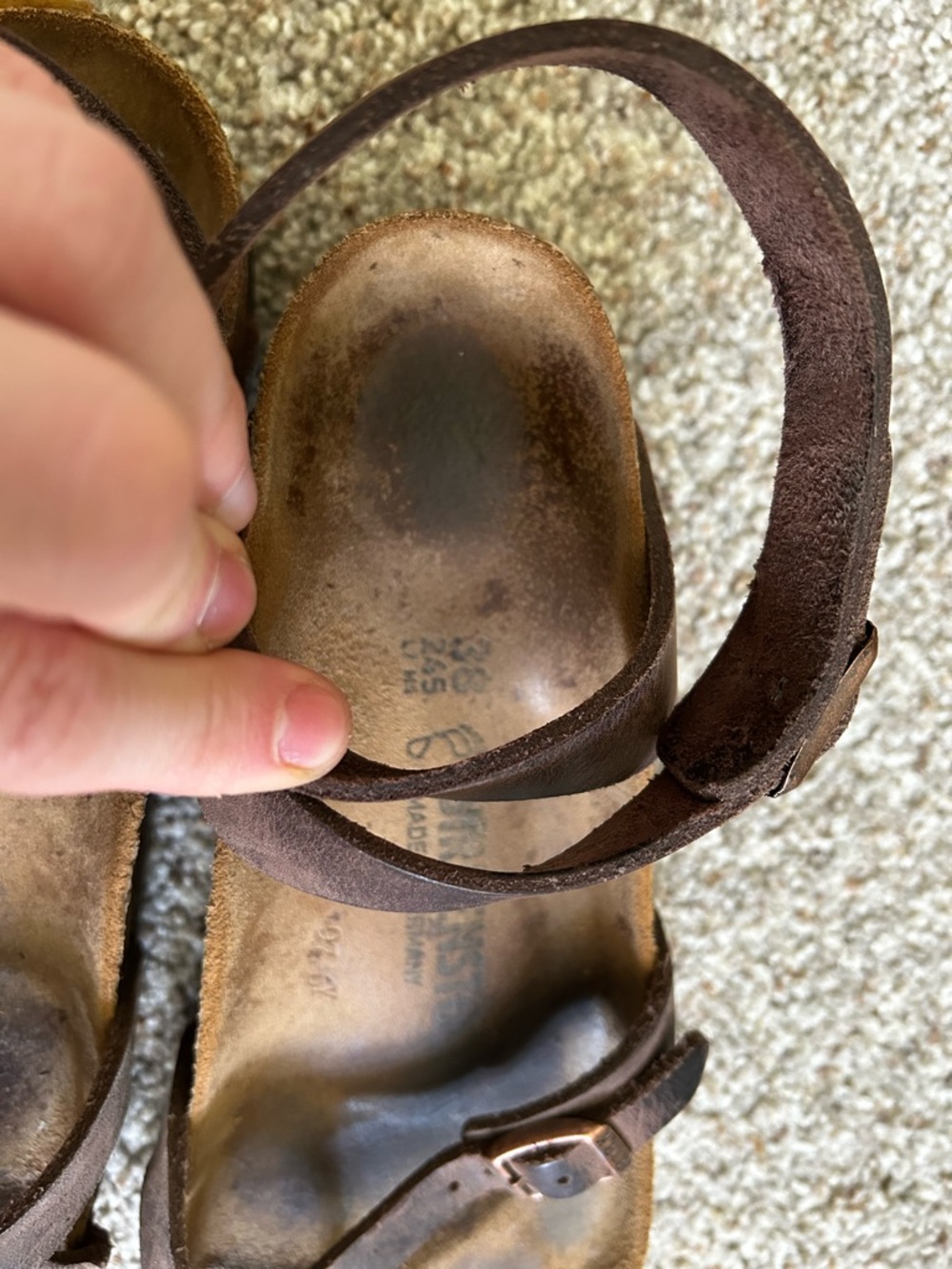 Birkenstock Yara Women's Brown Leather Strappy Sandals - Picture 3 of 6